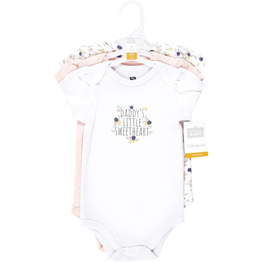 Hudson Baby Baby Girls - Kit 3 body