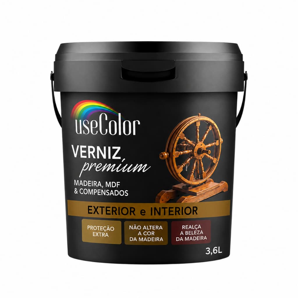 Verniz Antimofo Para Fundo de Armário 3,6L Para Paredes E Tetos De Banheiros