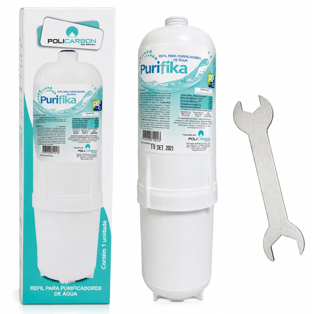 Filtro Refil Vela Purifika Compatível Purificadores Soft Everest Lacrado + Kit Troca