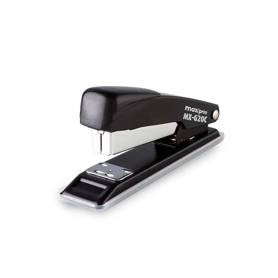 Grampeador metálico Maxprint G­20C (de abastecimento manual) até 25 folhas! (compacto & portátil)