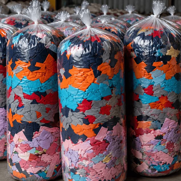 10kg Retalhos De Tecidos Para Enchimento Saco De Pancada Cores Sortidas Retalho Pedaços Variados