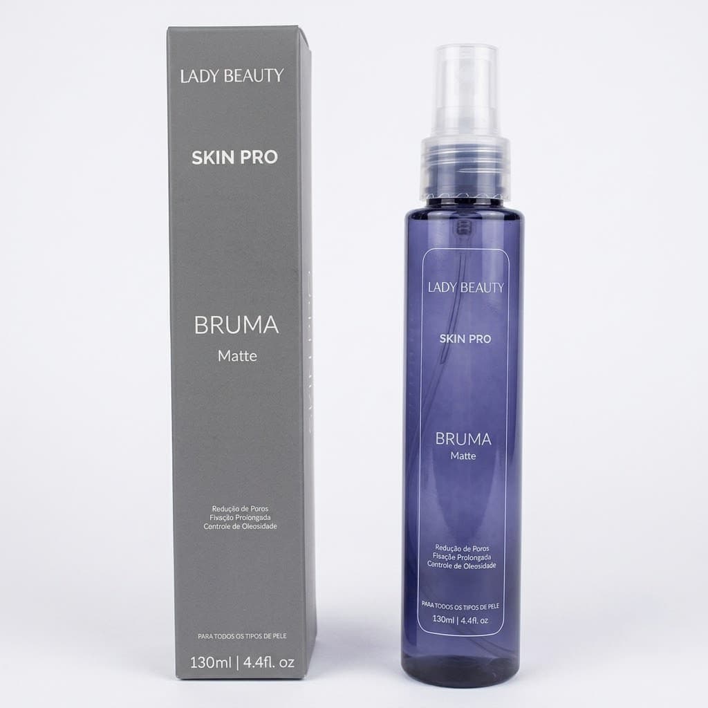 Bruma Facial Fixadora de Maquiagem Matte 130ml - Lady Beauty
