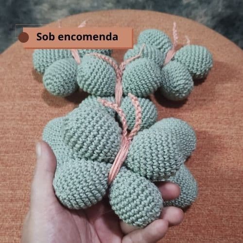 Kit Amigurumi Artesanal | Corações, Borboletas, Flores ou Ossos | Sob Encomenda