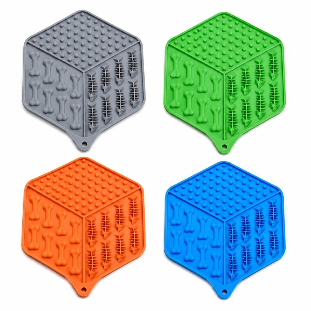 Comedouro Comedouro Com Ventosa Silicone Pet Cao Gato Retrativo Portatil Dobravel Cores Sortidas