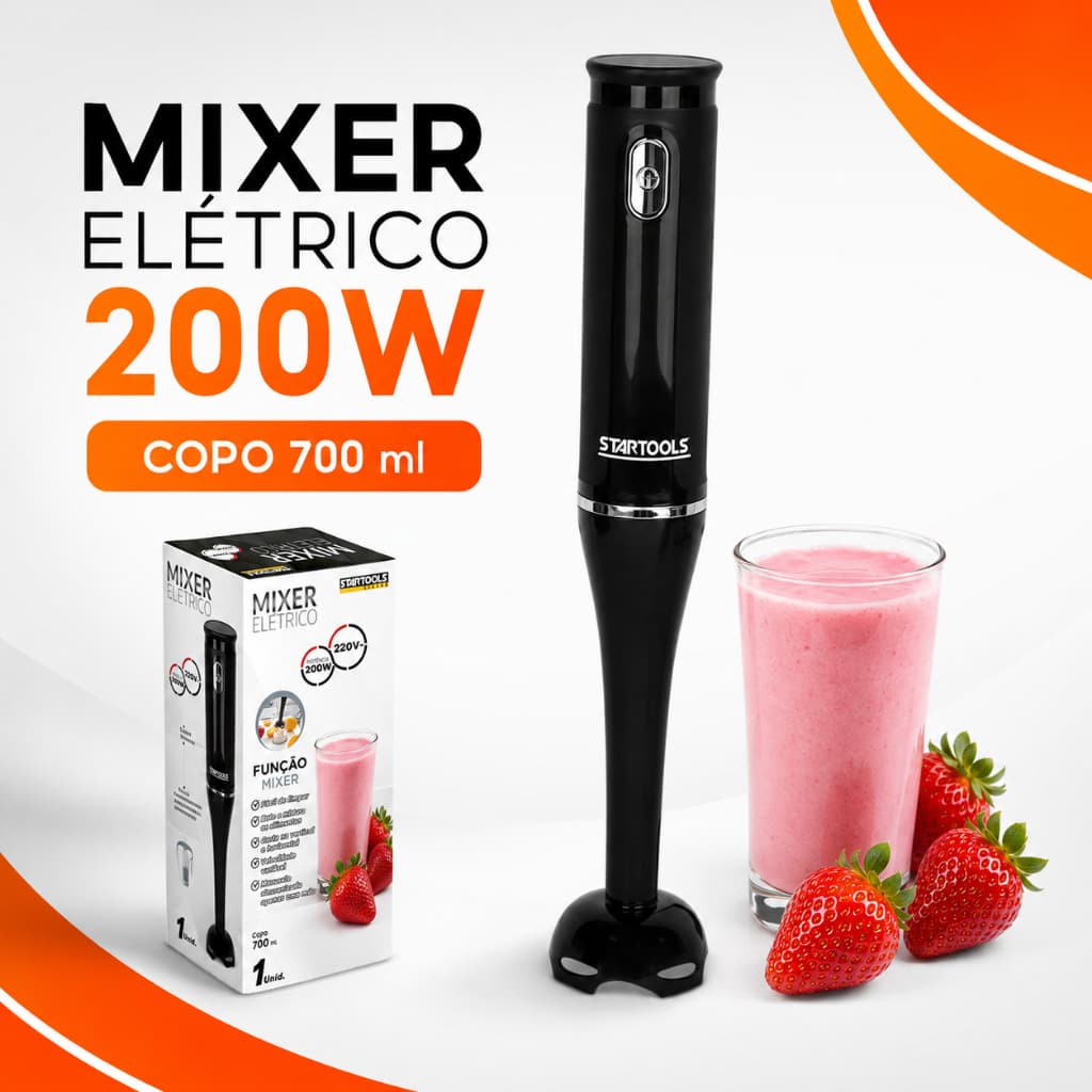 Mixer Elétrico com Copo 700ml 220V