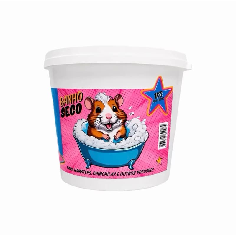 Banho Seco para Hamsters e Chinchilas 1kg