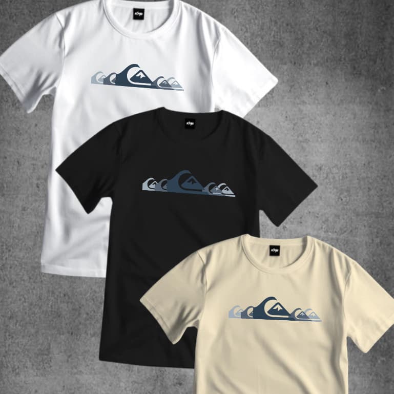 Kit 3 Camisas Masculinas QK Silv Em  Algodão Premium Confortável e Macio