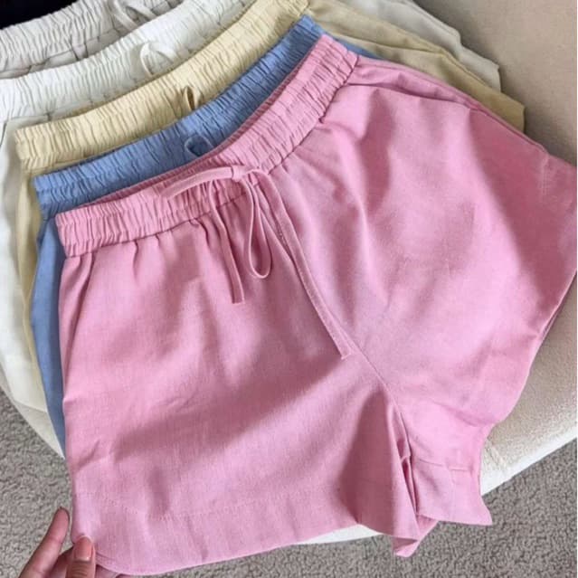 short em linho estiloso  super blogueira