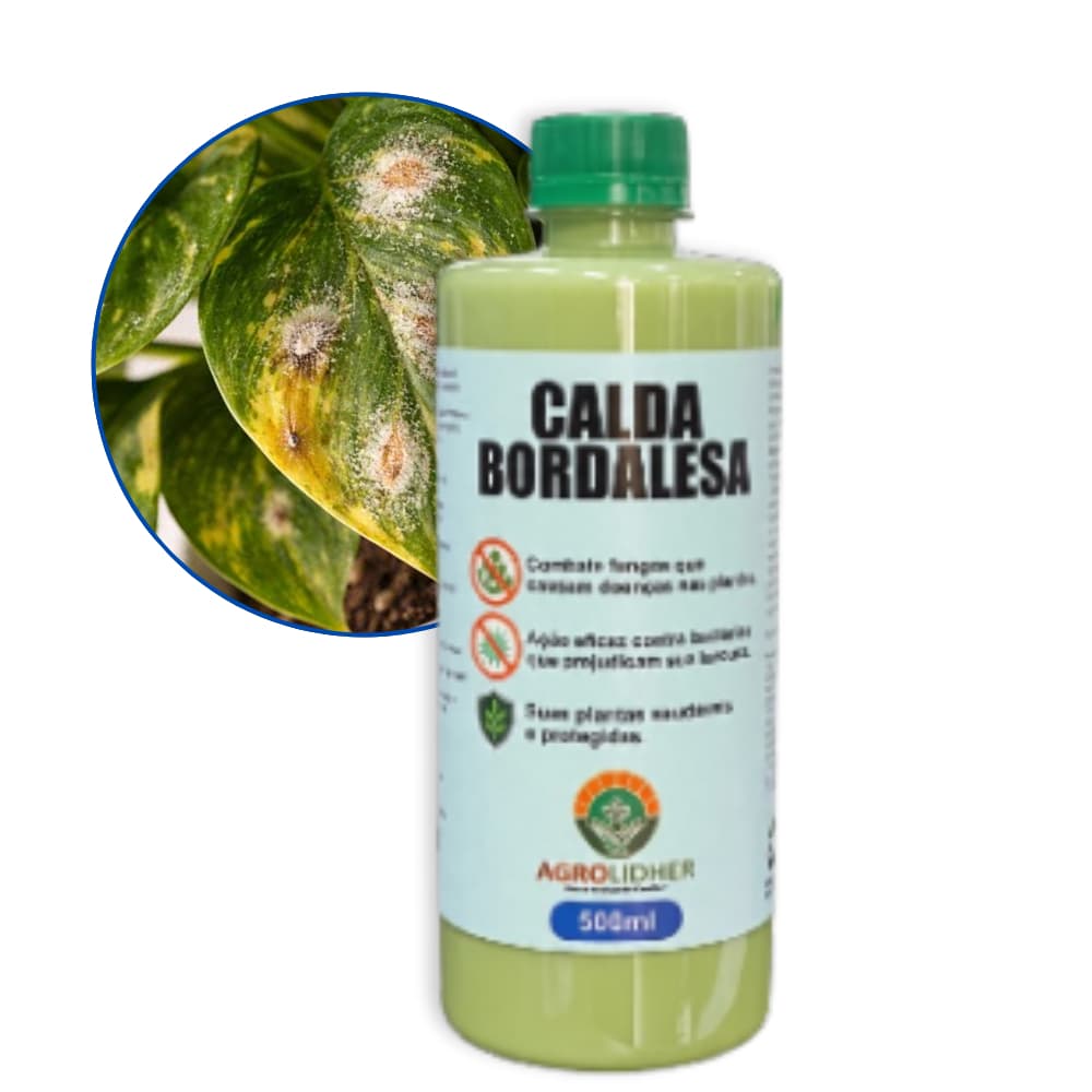 Calda Bordalesa Fungicida e Bactericida Fertilizante 500ml