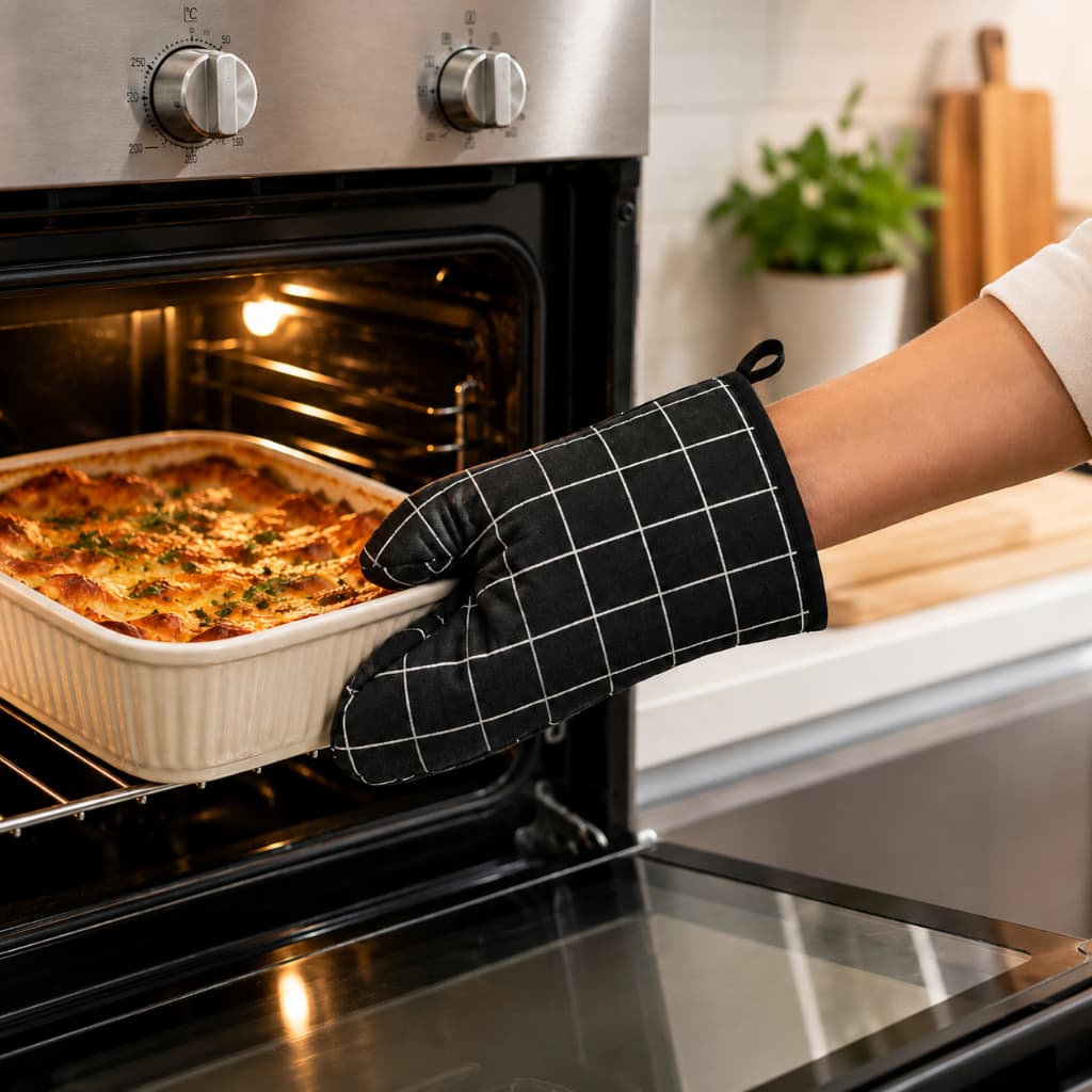 Luva Térmica de Cozinha para Forno Churrasqueira e Air Fryer Resistente ao Calor