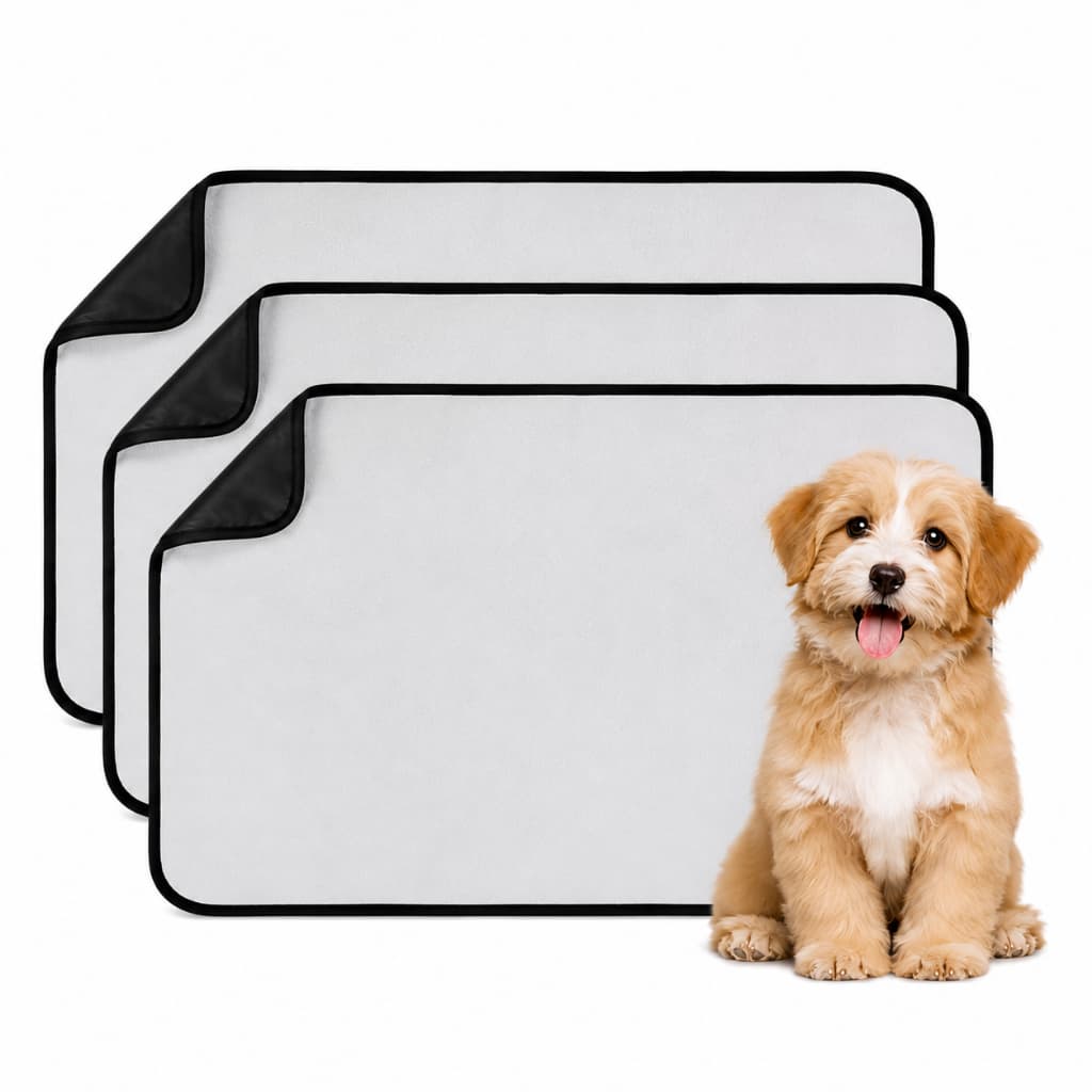 3 Tapetes Higienico Lavavel 600 lavagens Para Cães e Gatos