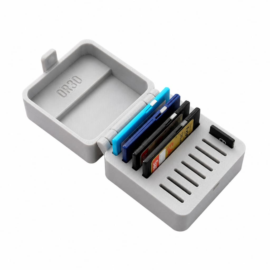 Porta Case Cartão De Memória Sd Micro Organizador Câmera Gopro Card Proteção Estojo 12 slots Compacto