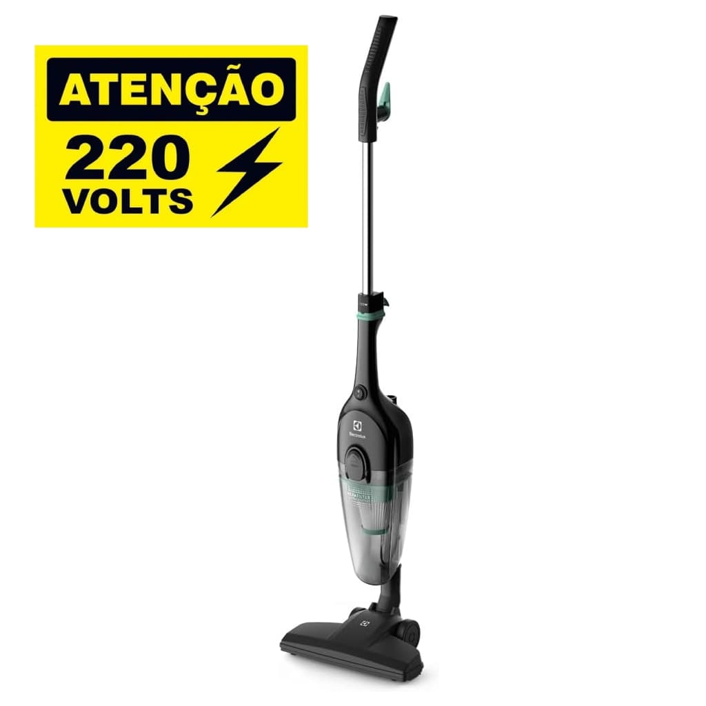 Aspirador de Pó Vertical com Fio Electrolux STK12 220V 1100W 2 em 1 Filtro HEPA Preto