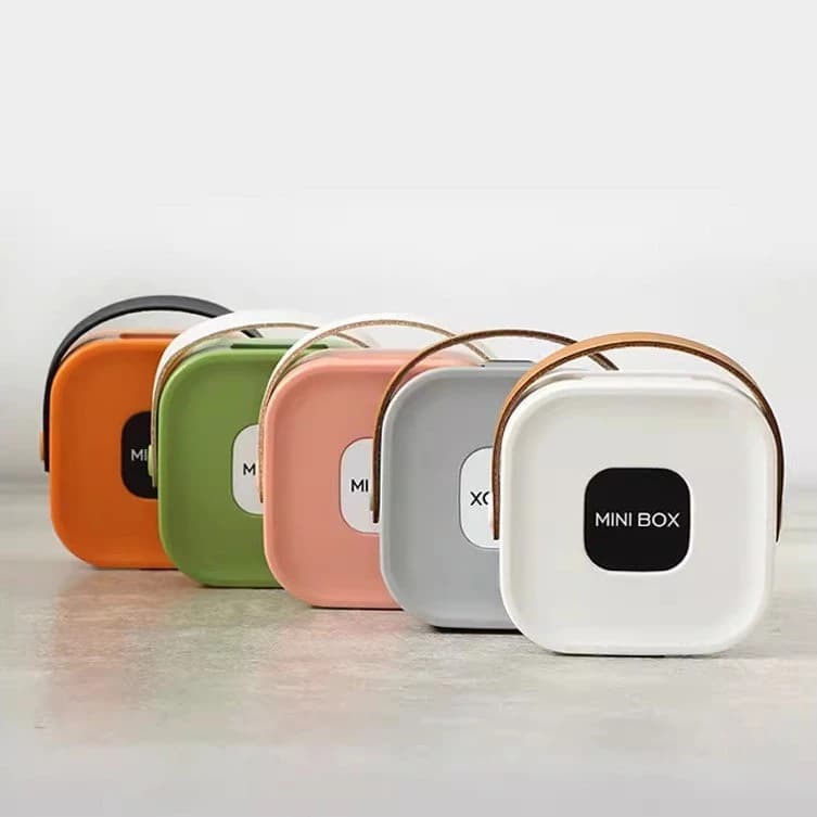Mini Porta Jóias Simples Portátil com espelho
