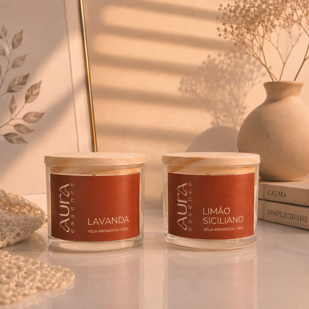 Kit de velas aromáticas | 100g cada | home decor | presente