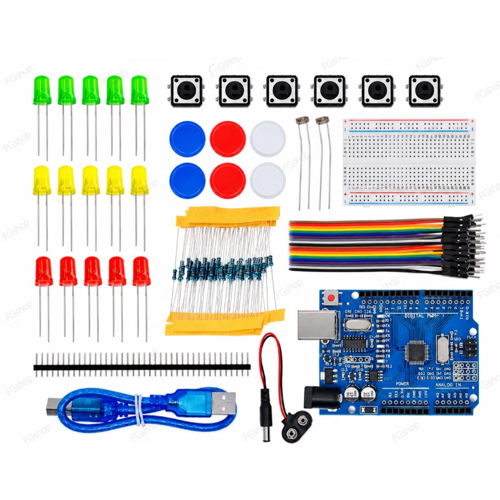 Kit Arduino Uno Compatível Completo – Eletrônica, Robótica e Projetos Iniciais