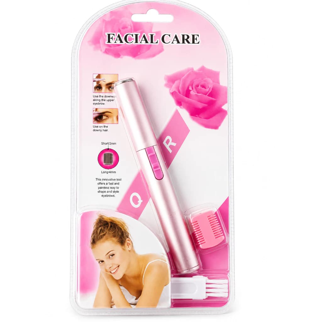 Caneta Depiladora Elétrica Portátil Feminina - Precisão e Conforto com Lâmina de Aço Inox