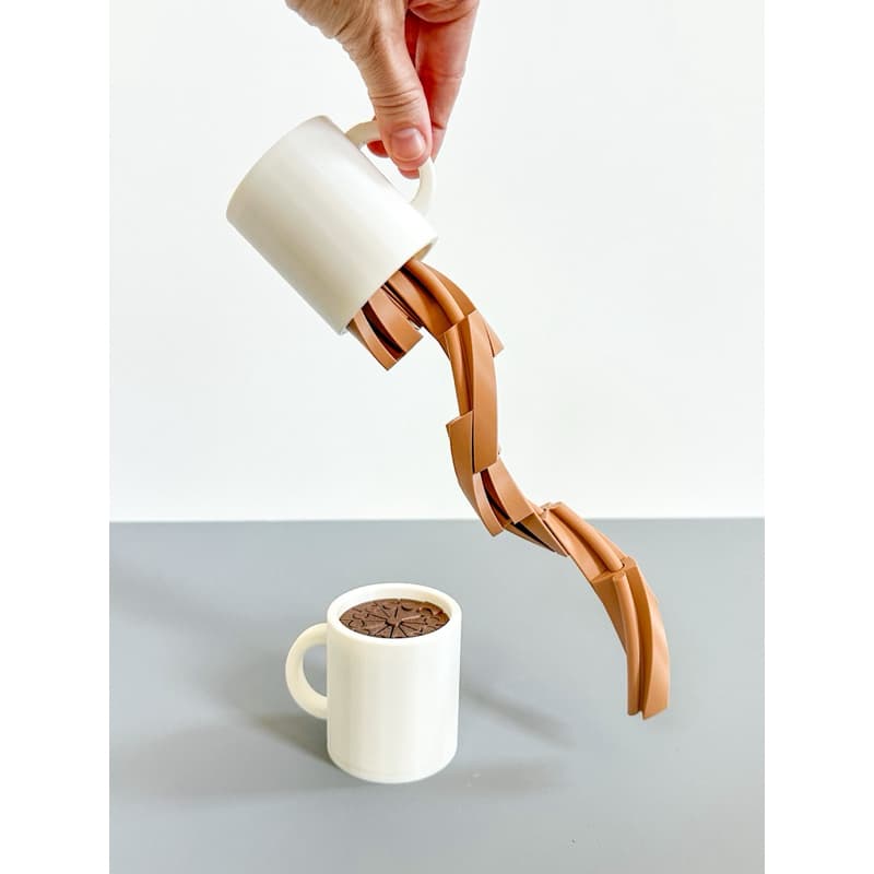 Caneca de Café chocolate Antiestresse de Derramar e Reabastecer