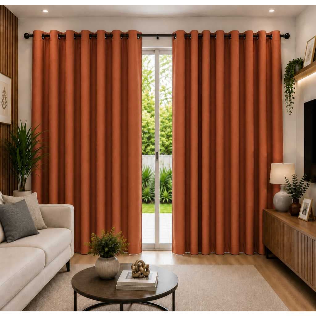 Cortina Grande 3.00 x 2.50  Metros Tecido Sala e Quarto Com Ilhós Redondo Decoração Envio Imediato