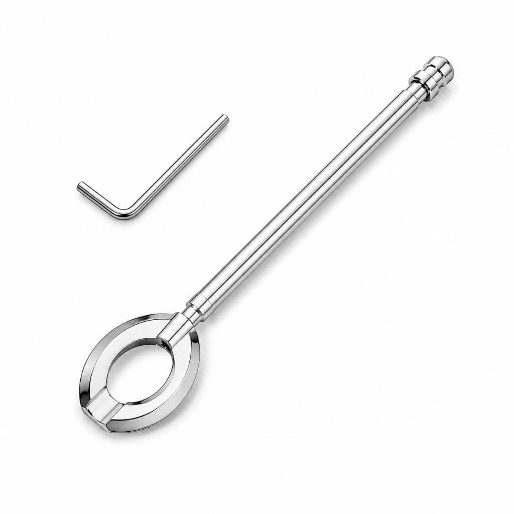 Antena Corta Pipa Moto Retrátil Anti Cerol Aço Inox Guidão 7 estagios
