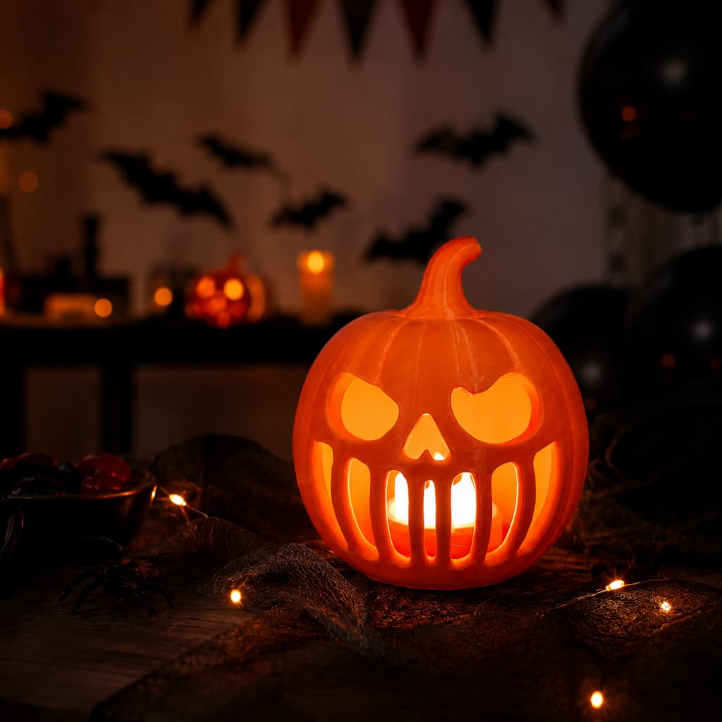 Pumpkin Fear | Abóbora Decorativa de Halloween