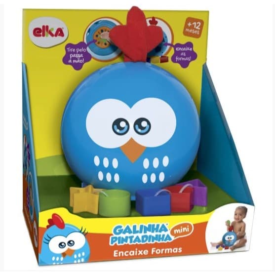 Encaixe Formas -Galinha Pintadinha Mini - ELKA 1207