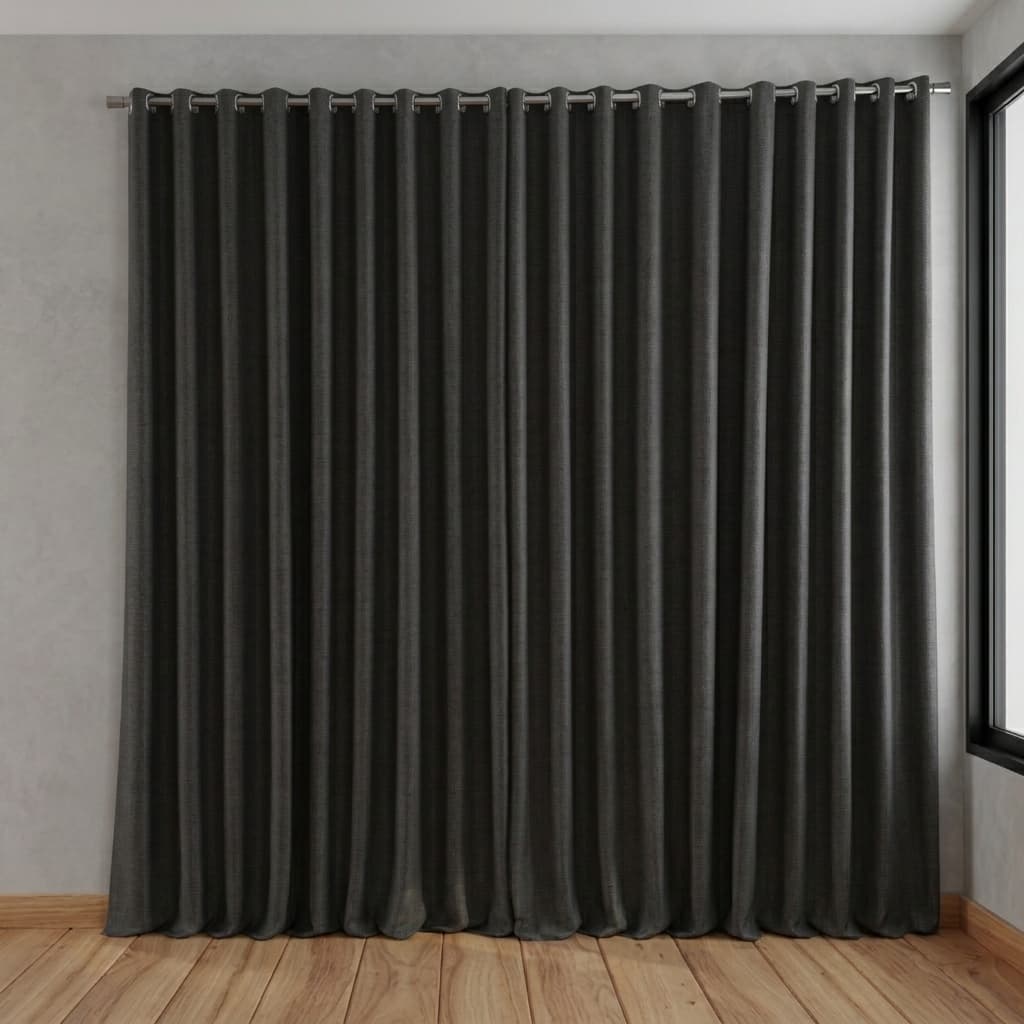 Cortina Blackout 100% Veda Luz em Tecido Grosso para Sala e Quarto, Elegante e Resistente