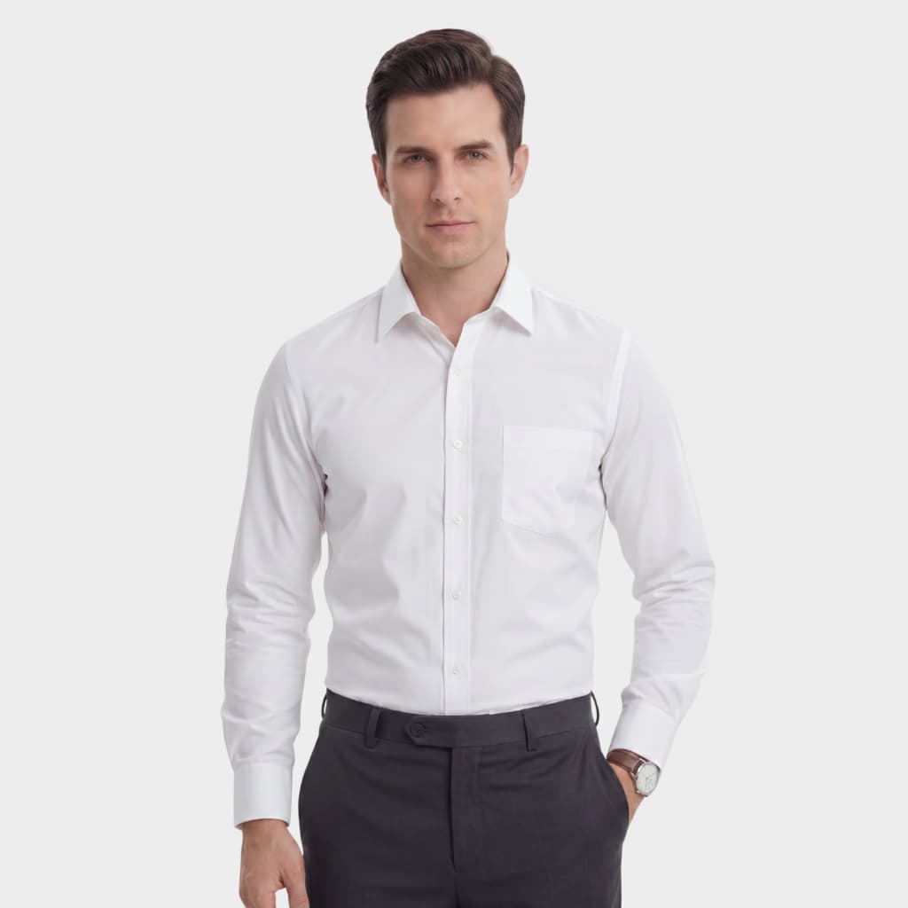 Camisa Social Masculina Bolso Elastano Não Amassa Camisa Masculina Social Manga Longa Premium Não Molha