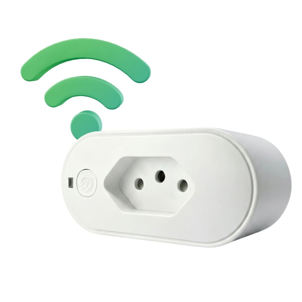 Tomada Automação Residencial Inteligente Remoto Alexa Google App Wi-fi 2.4 Bivolt
