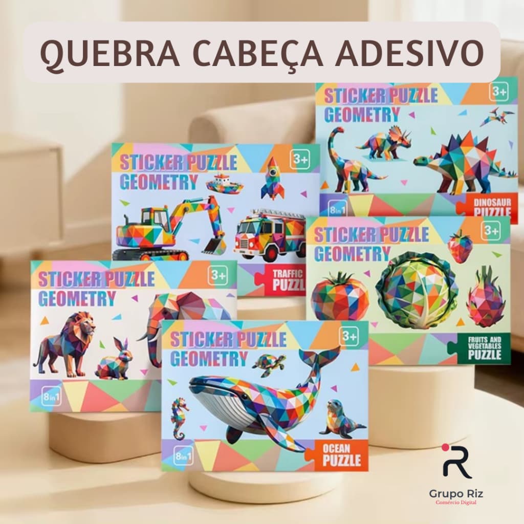 Conjunto De Pintura De Quebra-Cabeça De Adesivo 3D Para Crianças , Arte Colorir De Números DIY Brinquedo Educacional