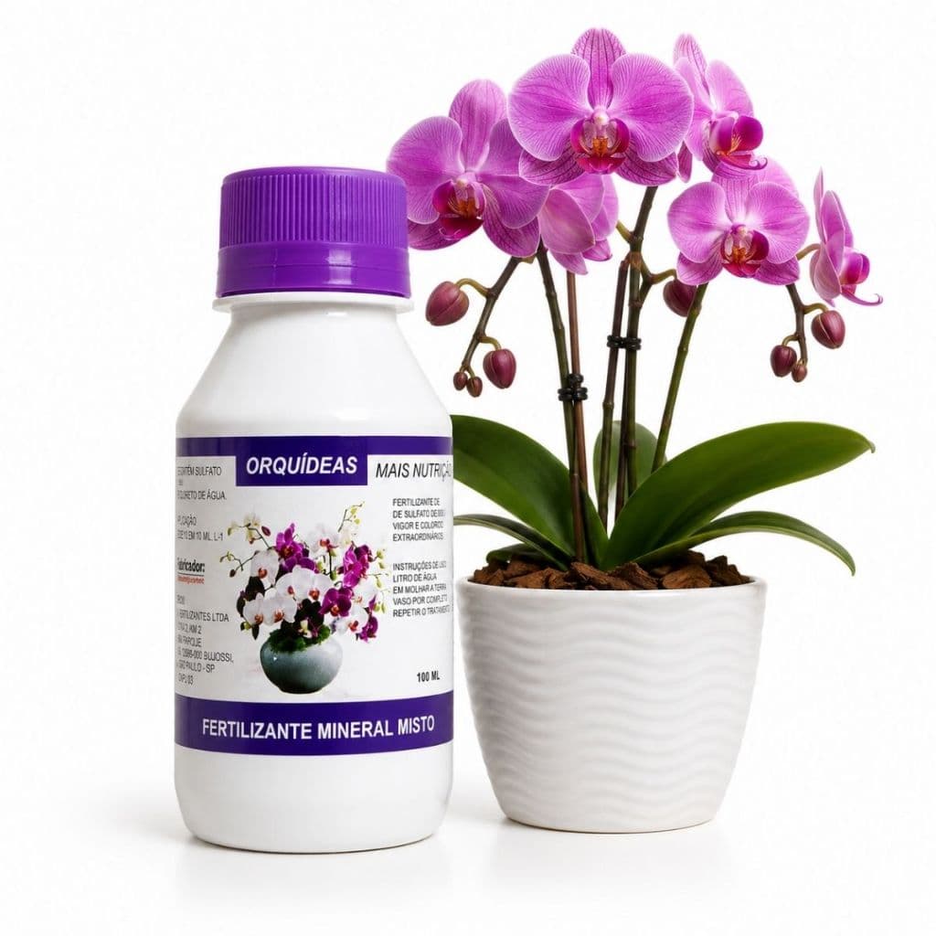 Fertlizante Para Orquídeas 100ml Cedros Liquido NPK Floração Plantas Ornamentais