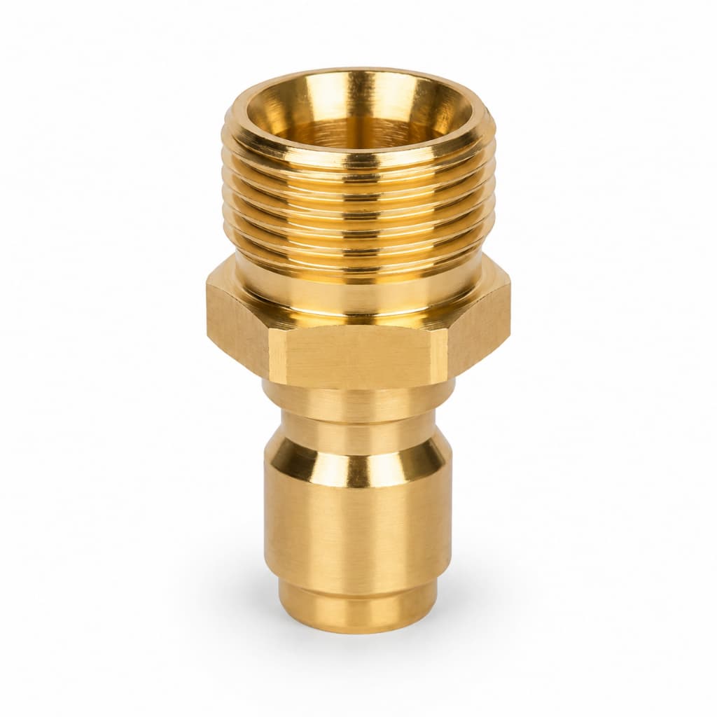 Adaptador Engate Rápido Conector 1/4 Macho X M22 14mm Macho