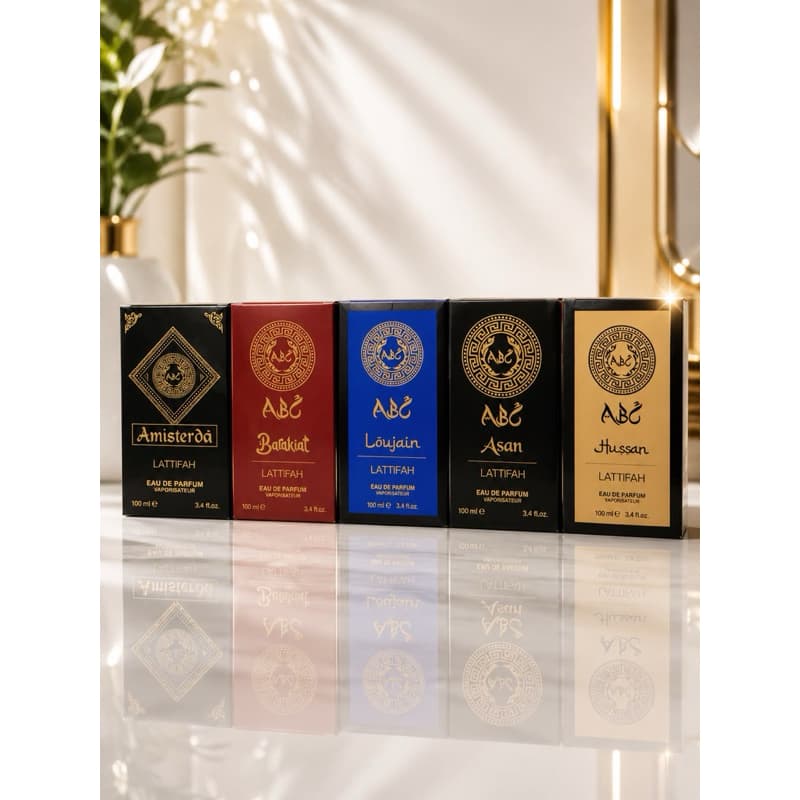 Kit 05 perfumes árabe masculino 100ml madeirado fragrância