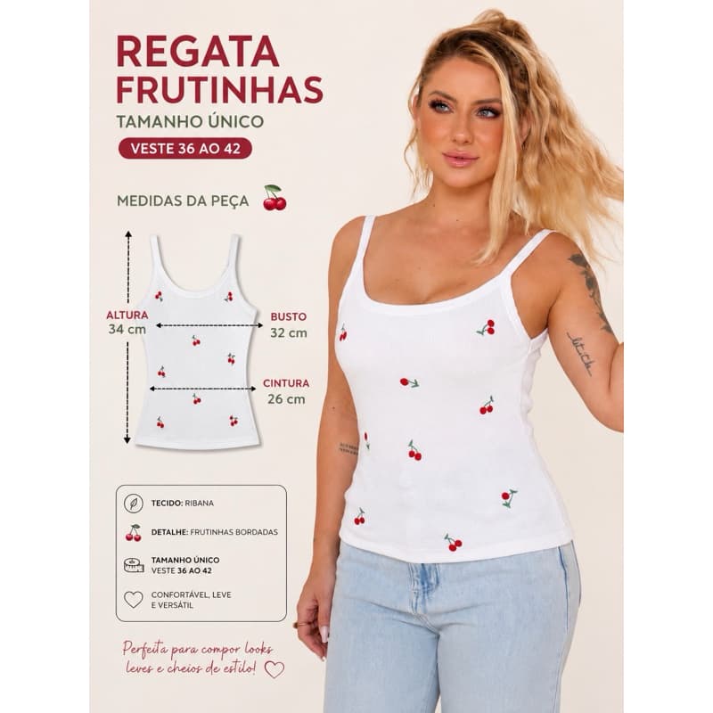 Regata Feminina Cropped BRASIL - Conforto e Estilo com Bordado Brasil. Regata Brasil core