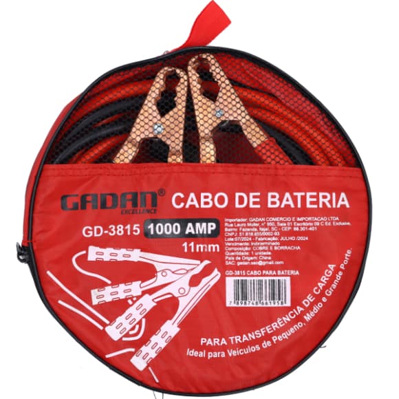 Cabo de transferência de carga 1000A GADAN GD-3815