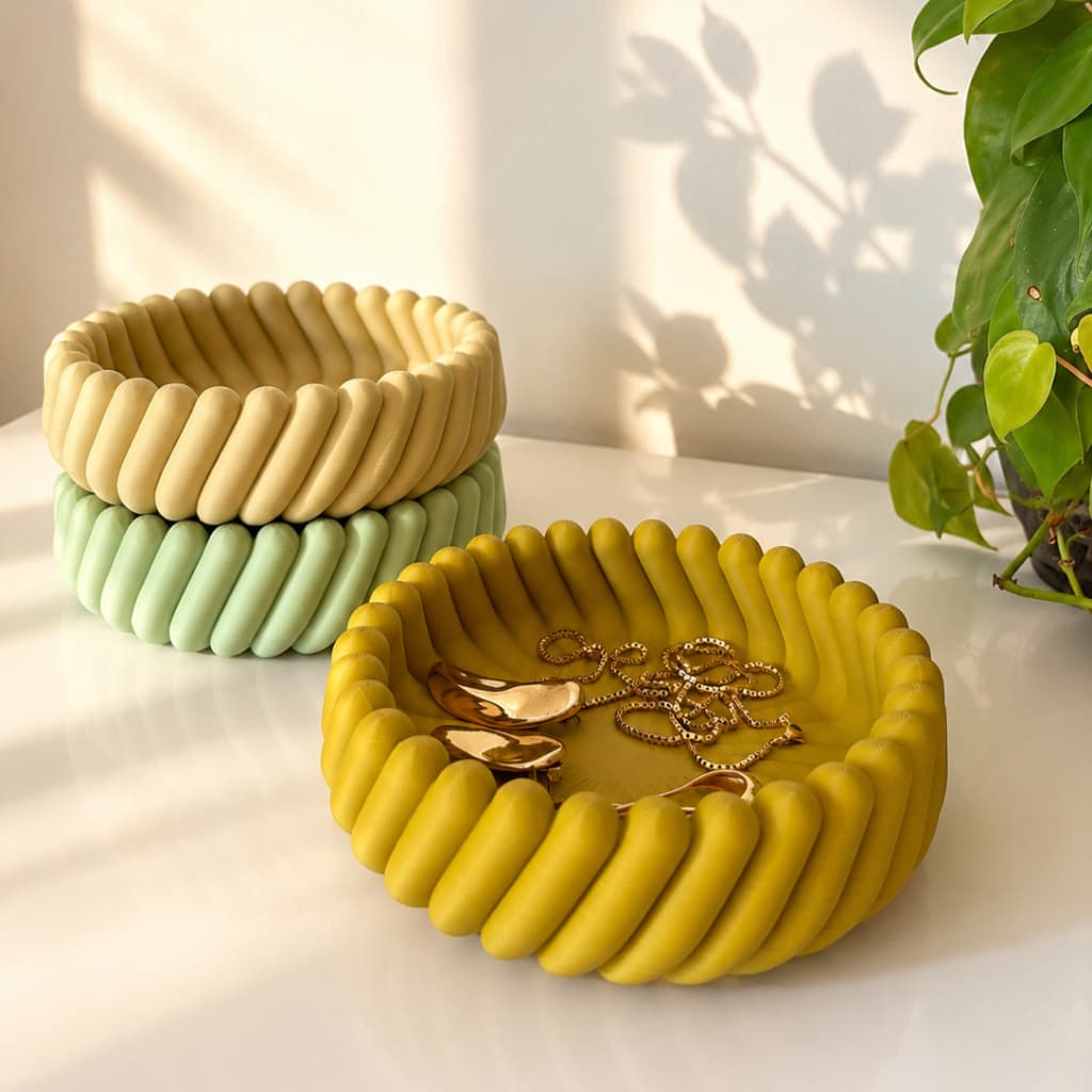 Bandeja Espiral | Organizador de Joias, Perfumes, Banheiro e Decoração