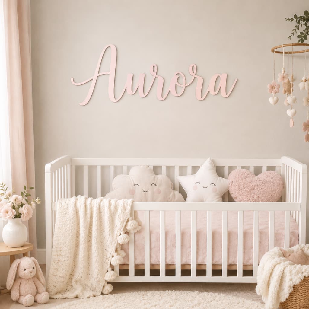 Nome Decorativo para Berço/Quarto Personalizado 40cm - Decoração de Quarto