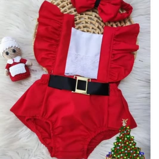 JARDINEIRA ROMPER COLEÇÃO NATAL