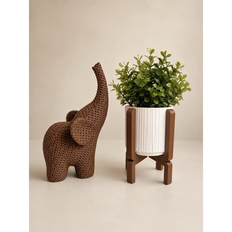 Vaso Decorativo com Suporte Elevado – Decoração moderna, elegante e estilosa