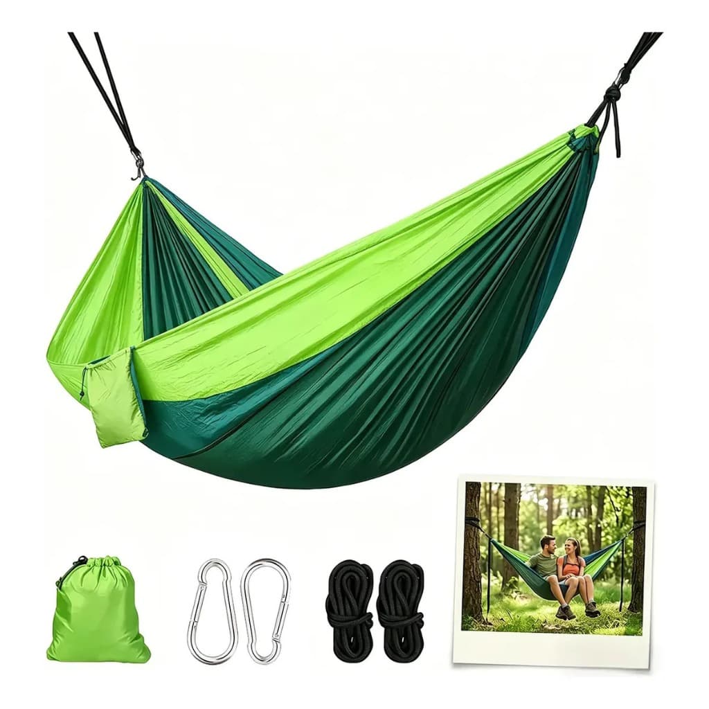 Rede De Descanso Dormir Casal Camping Selva Nylon Resistente