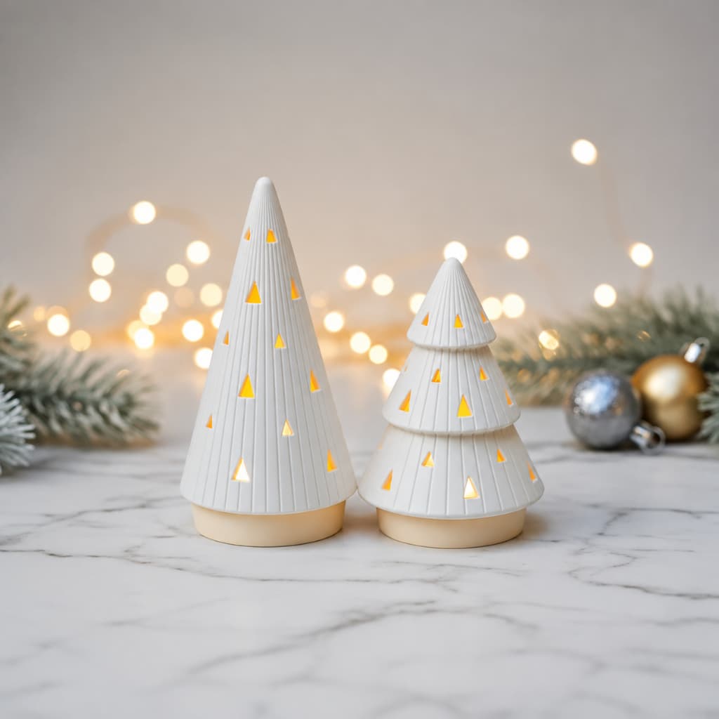 Mini Arvore de Natal Led 14cm ou 19cm Decorativa