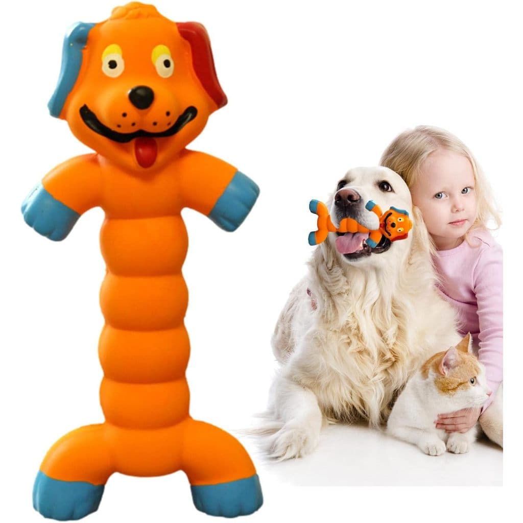 Brinquedo de Borracha para Pets com Apito