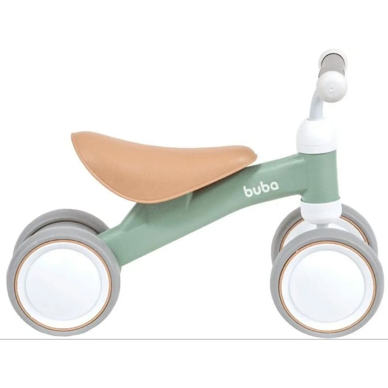 Bicicleta de Equilíbrio Infantil Com 4 Rodas Para Bebê e Criança Buba Andador Sem Pedal