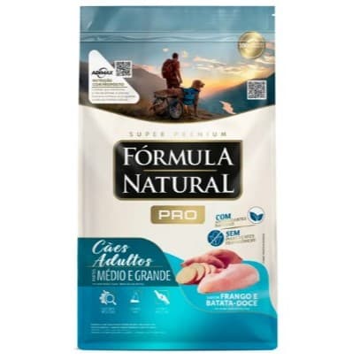 Fórmula Natural Pró Ração Cães Adultos porte Médio e Grande 15kg