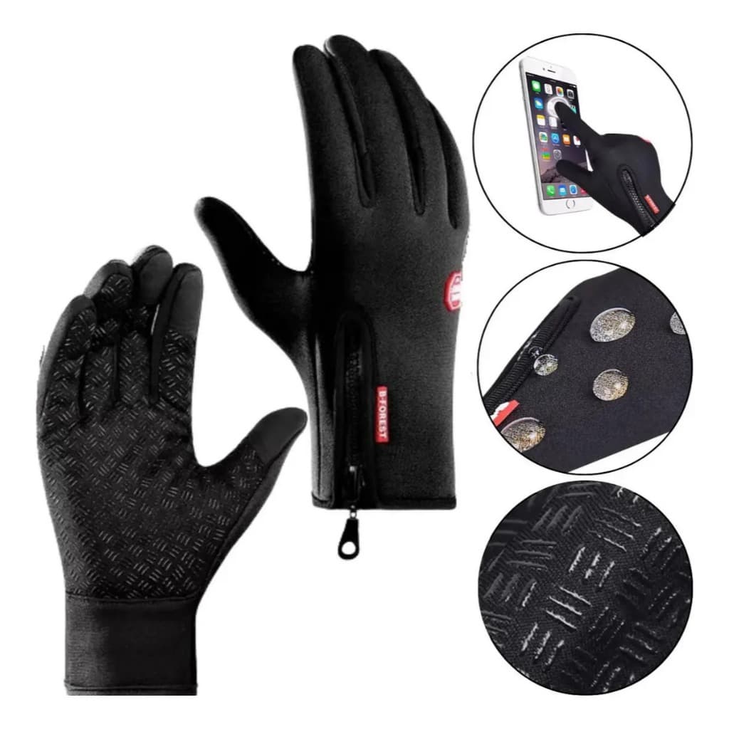 Luva Moto Bike Impermeavel Motoqueiro Termica Touch Ciclismo