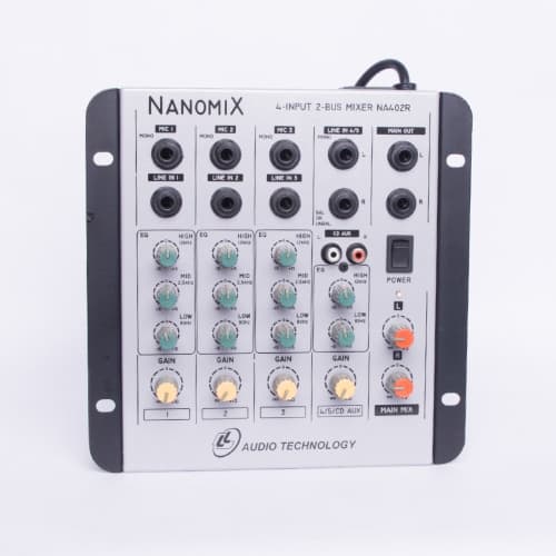 Mesa De Som Ll Audio Nanomix Na402r Podcast Tecladista Live