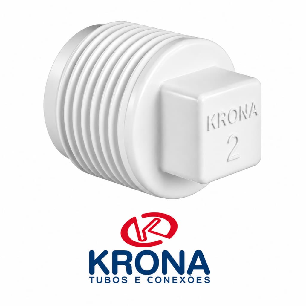 Plug Tampão com Rosca Roscavel Krona - 2 - Kit Conexão Hidráulica