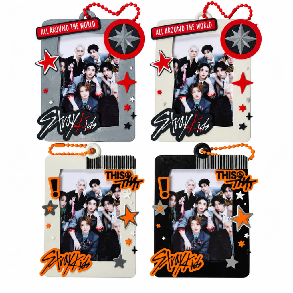 PHOTOHOLDER STRAYKIDS ALL AROUND THE WORLD , THIS & THAT COM TAG NFC SPOTIFY