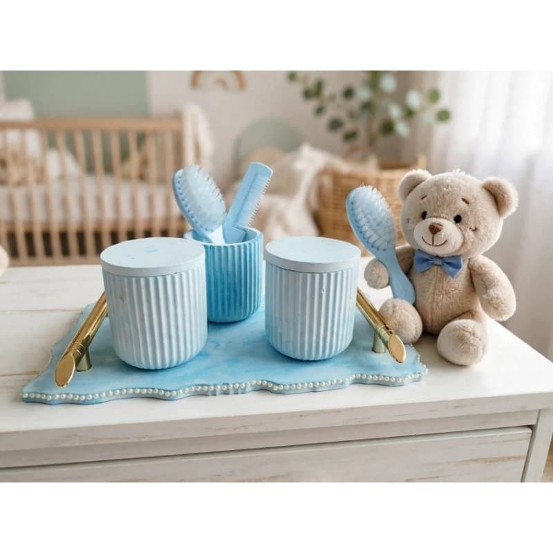 KIT BANDEJA DE GESSO PARA BEBÊ