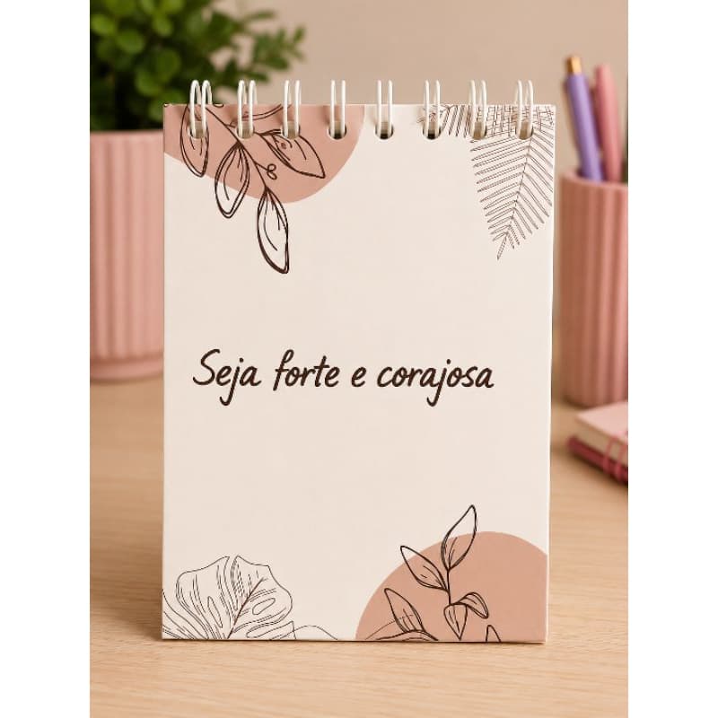 Caderno cristão bloco de notas A6 / paginas pautadas ou lisas / bloco de notas